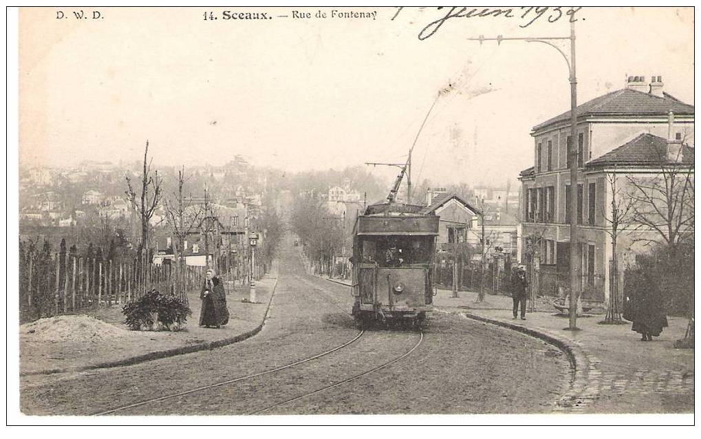 SCEAUX  LA RUE DE FONTENAY - Sceaux