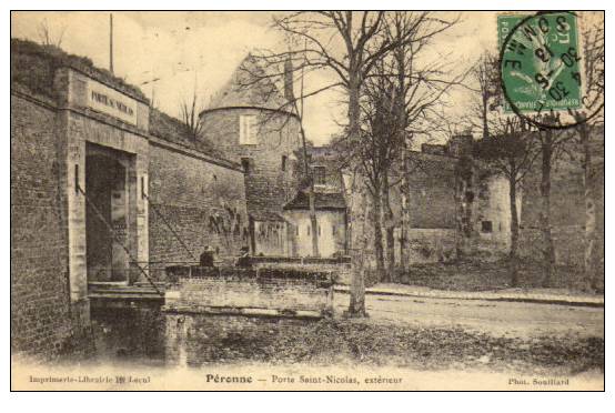 Porte St Nicolas,extérieur - Peronne