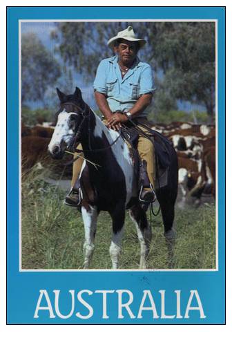Stockman/fermier Australien  _ Australie _ CP Neuve - Alice Springs
