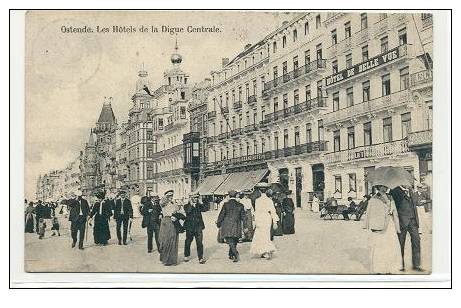 Oostende:Les Hôtels De La Digue Centrale - Oostende