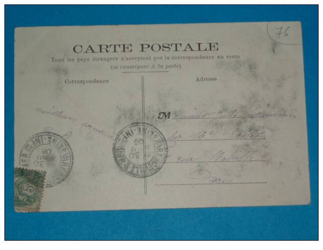 76) Varengeville  - N° 203 - Tres Belle Carte  - Année 1906 - EDIT - Varengeville Sur Mer