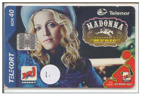 MADONNA Sur Telecarte (1) - Characters