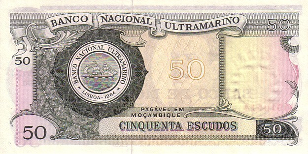 MOZAMBIQUE  50 Escudos Daté Du 27/10/1970   Pick 116 ***** BILLET NEUF ***** - Mozambique