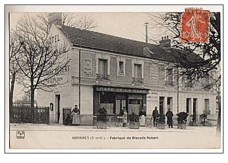 CPA 91 MENNECY - Fabrique De Biscuits Robert - Mennecy