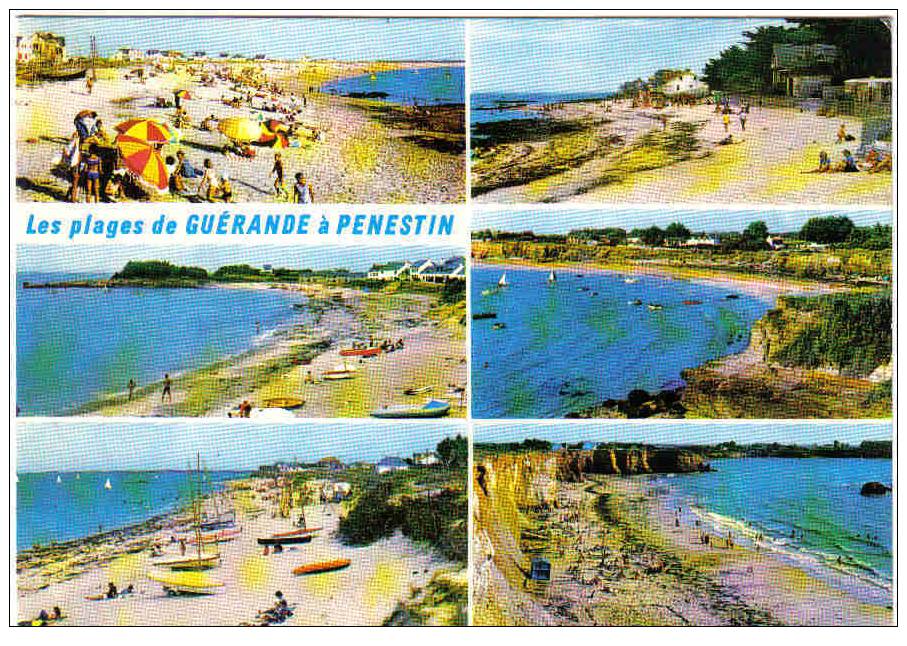 Carte Postale 56 - Penestin - Vues Diverses Des Plages - Pénestin