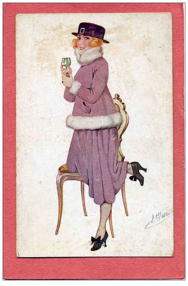 B - ILLUSTRATEUR - MEUNIER Suzanne - Femme - Charme - érotique - Le Vin Du Rhin Français - Meunier, S.