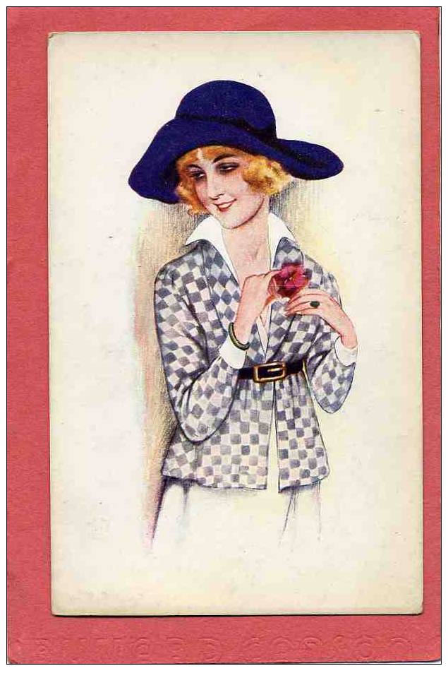 B - ILLUSTRATEUR - MEUNIER Suzanne - Femme - Charme - érotique - Chapeau - Meunier, S.