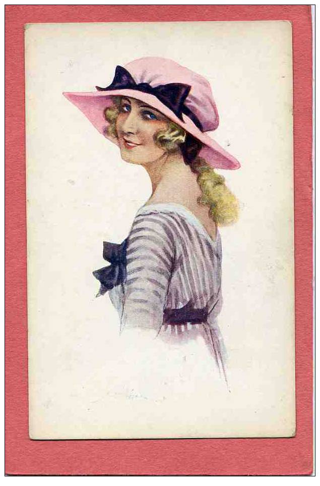 B - ILLUSTRATEUR - MEUNIER Suzanne - Femme - Charme - érotique - Chapeau - Meunier, S.