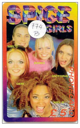 SPICE GIRLS Sur Telecarte (774b) - Characters