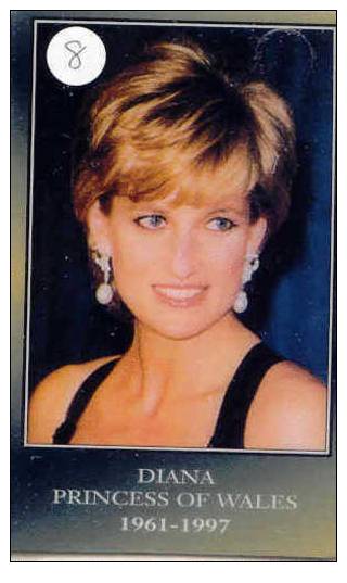 PRINCES DIANA Sur Telecarte (8) - Characters