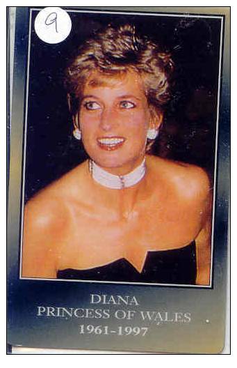PRINCES DIANA Op Telefoonkaart - Lady Di - Princesse Diana - (9) - Personaggi