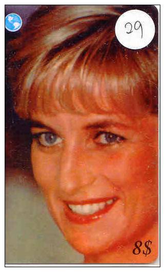 PRINCES DIANA Sur Telecarte (29) - Personaggi