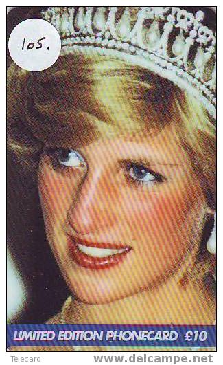 PRINCES DIANA -  Lady Di -  Princesse Diana Sur Telecarte  (105) Phonecard - Personnages