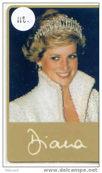 PRINCES DIANA Op Telefoonkaart - Lady Di - Princesse Diana (112) - Personen