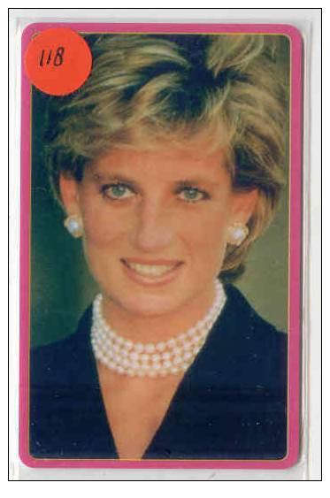 PRINCES DIANA Op Telefoonkaart - Lady Di - Princesse Diana Japan  (118) - Personnages