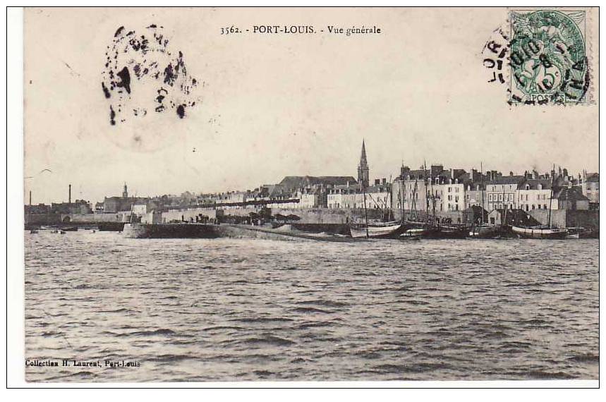 Port Louis, Vue Générale (navires à Quai) - Port Louis