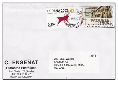 Ep274 /- SPANIEN - 2004 – Mischfrankatur – - Briefe U. Dokumente