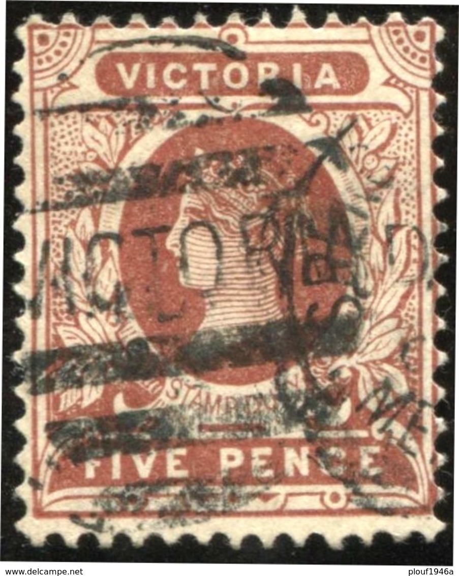 Pays : 497 (Victoria : Colonie Britannique)      Yvert Et Tellier N° :  105 (o) - Gebraucht