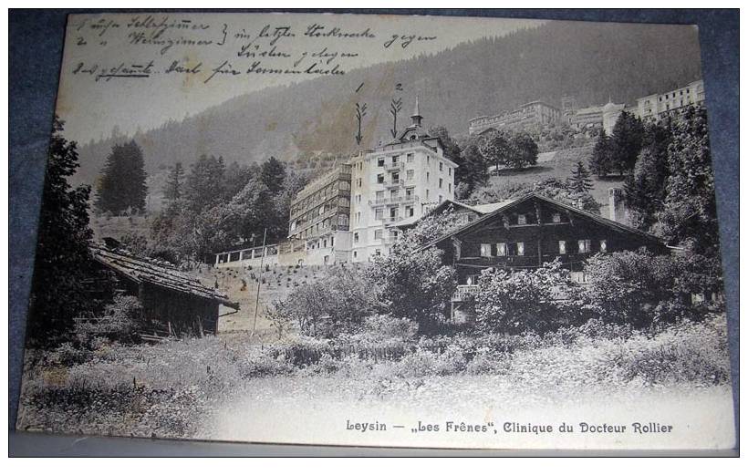 Switzerland, Leysin,Clinique, Vintage Postcard - Leysin