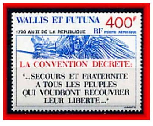 Wallis Futuna  1993  PA  N° 178  Neuf X X Convention - Neufs