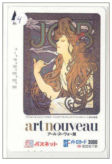 ALPHONSE MUCHA Sur Telecarte (4) - Pittura