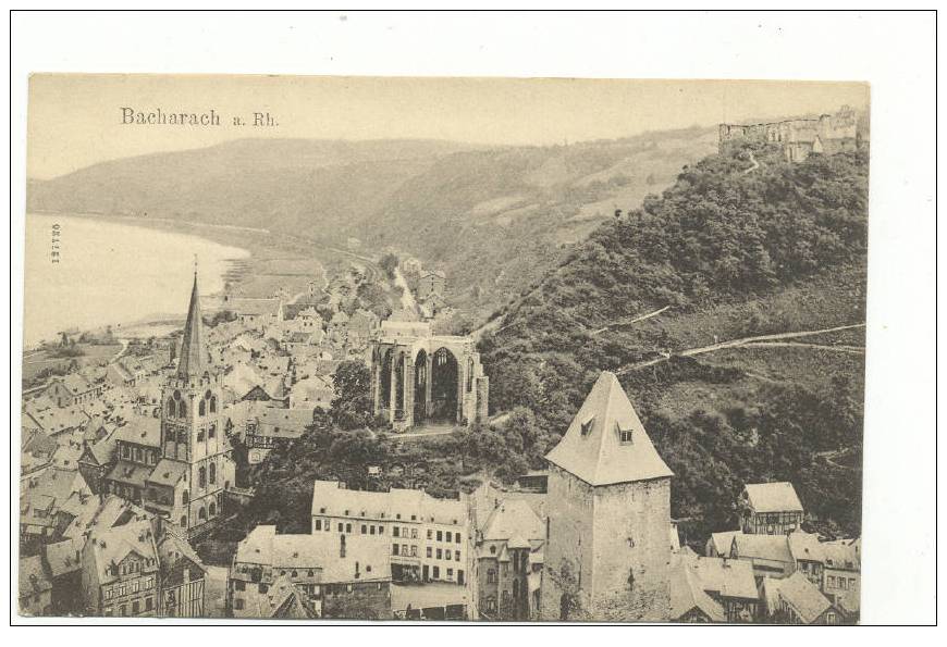 BACHARACH Am Rhein - Panorama (513) - Bacharach