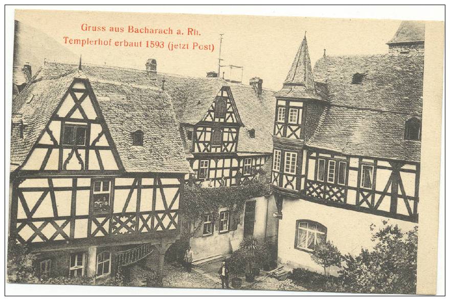 BACHARACH Am Rhein - Gruss Aus Bacharach - Templerhof  (70) - Bacharach