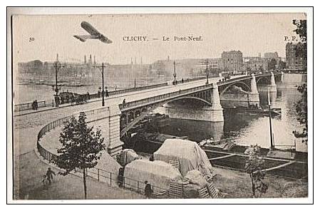 CPA 92 CLICHY - Le Pont Neuf - Clichy