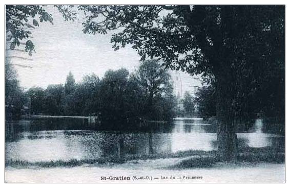 Cpa St Gratien (95) Lac De La Princesse , Ed Wuiot , Libraire - Saint Gratien