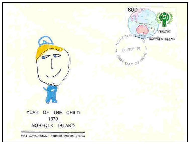 Norfolk Island-1979 Year Of The Child   FDC - Norfolk Island