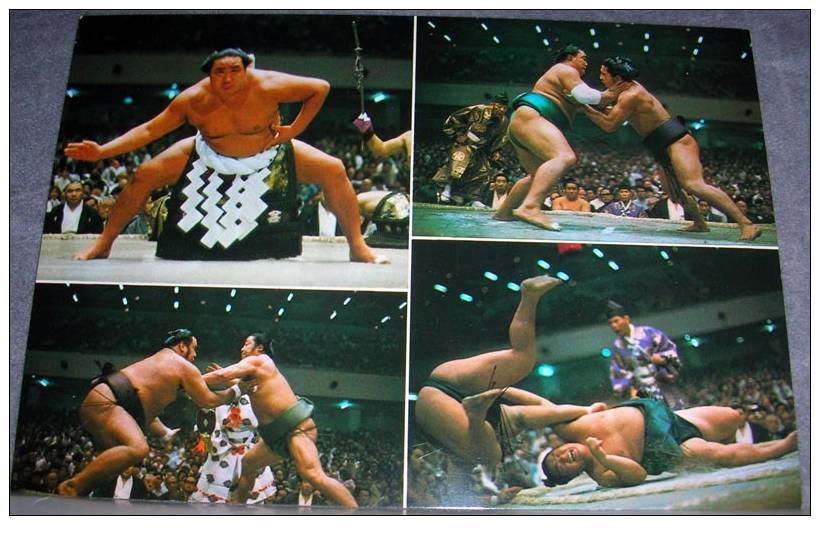 Sports, Sumo Wrestling,Japan, Postcard - Ringen