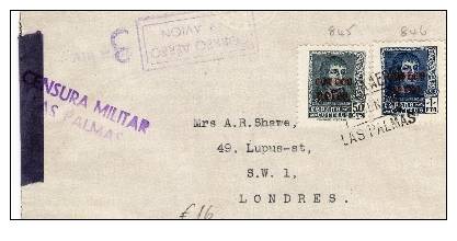 Ec014 / Luftpostüberdruck Auf Ferdinand, Zensur, Luftpost N. London 1938 - Briefe U. Dokumente
