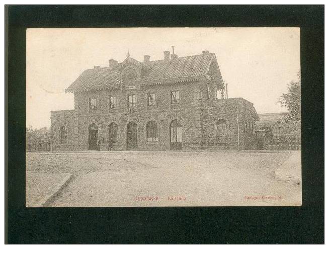 Doullens - La Gare ( Boulogne Cresson édit. Dos Précurseur ) - Doullens