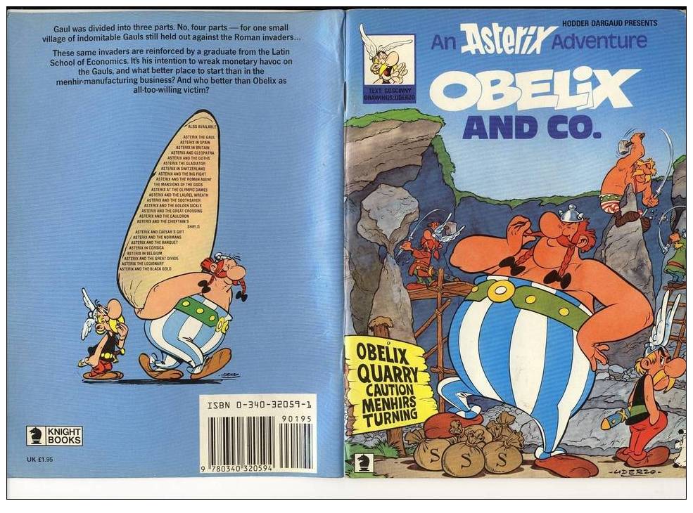 RARE : AN ASTERIX ADVENTURE, OBELIX AND CO (Anglais) 48 Pages, 15 Cm Sur 20 Cm. TBE. - Asterix