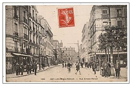 CPA 92 ISSY LES MOULINEAUX - Rue Ernest Renan - Issy Les Moulineaux