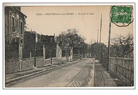 CPA 92 FONTENAY AUX ROSES - Rue De La Gare - Fontenay Aux Roses