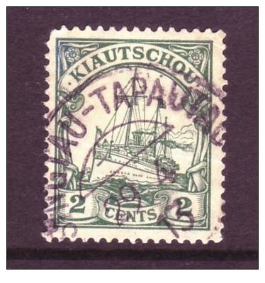 Germany Kiautschou 34  (o)  TSINGTAU-TAPAUTAO Cd. - Kiauchau