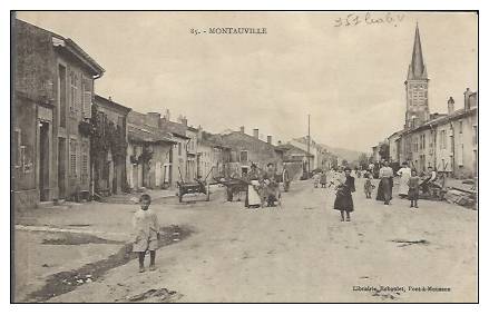 54 - MONTAUVILLE - Carte N° 85 - Sans Légende Mais Bien Animée - Neuves Maisons