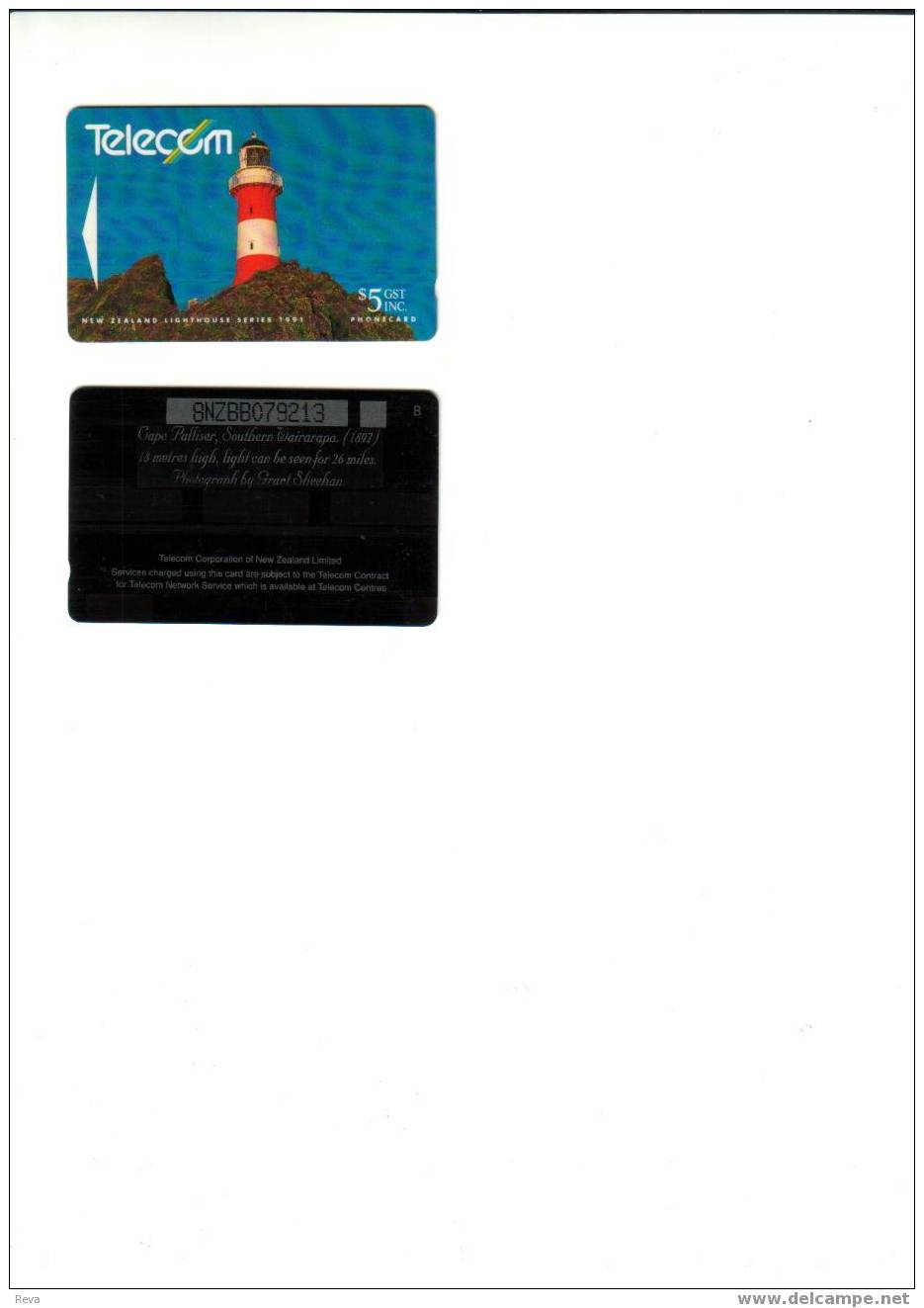 NEW ZEALAND  $5  LIGHTHOUSE   PALLISER  MINT   GPT  NZ-G-30   SPECIAL PRICE !!! - New Zealand