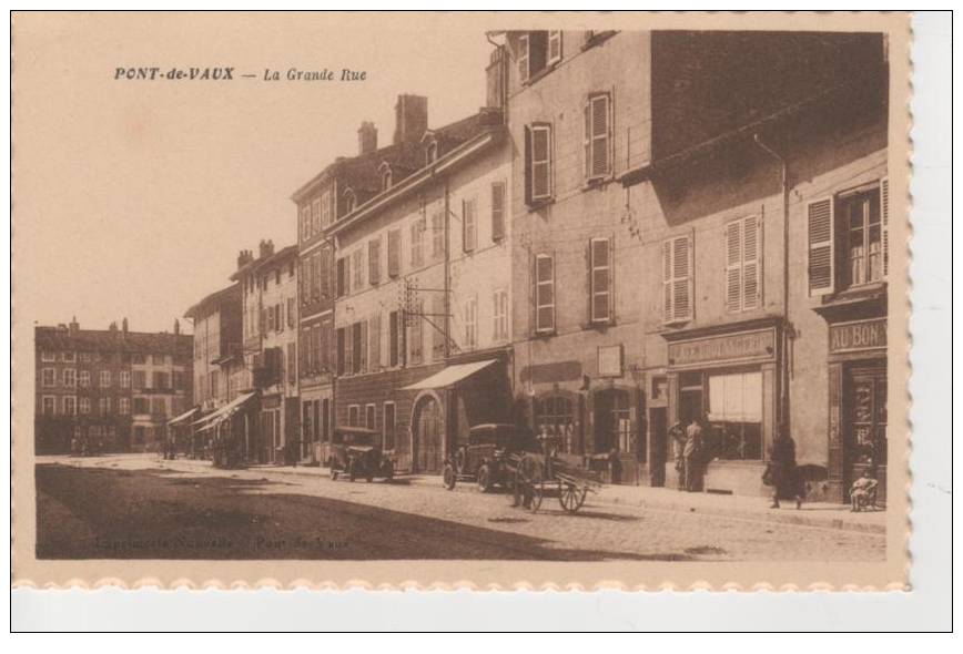 01.063/ PONT DE VAUX - La Grande Rue - Pont-de-Vaux