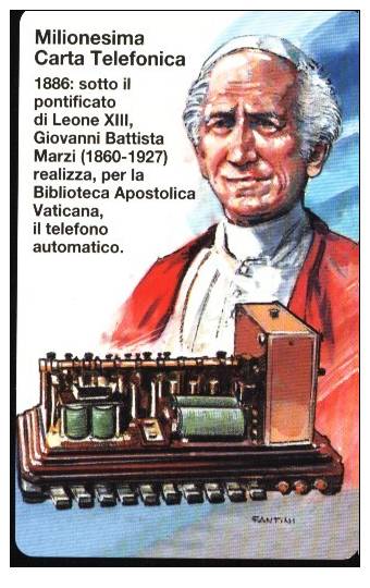 Vatican City. SCV 46. History Of The Telephone. Pope Leone XIII - Vatikan