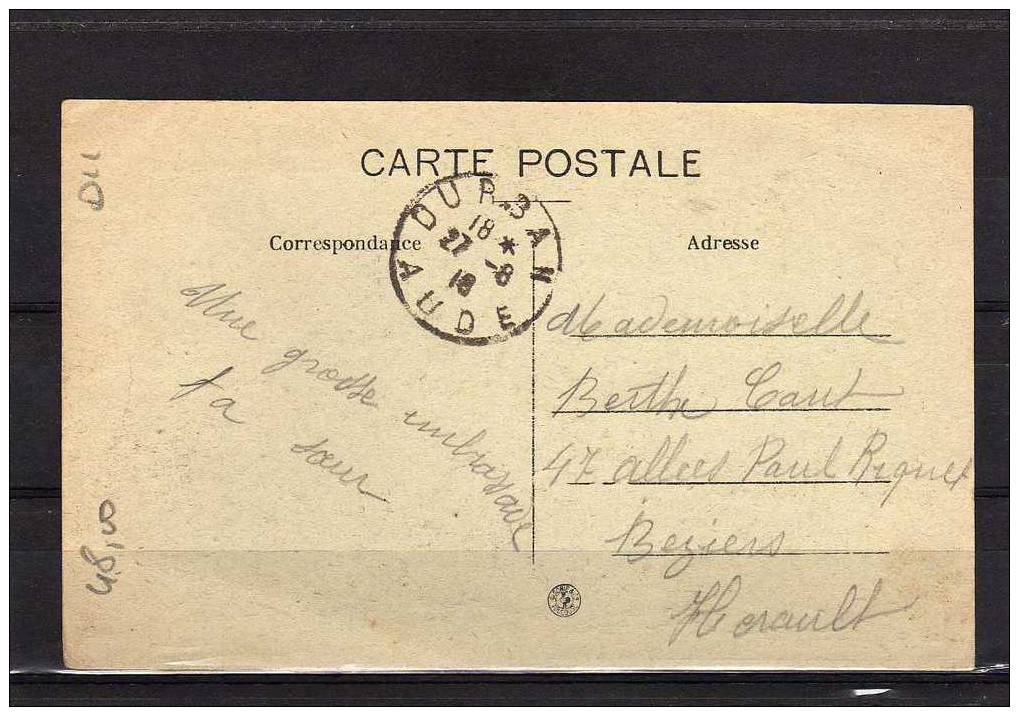 11 PORT LA NOUVELLE Etablissement Rapin, Café Hotel, Très Animée, Ed Brunot, 191? - Port La Nouvelle