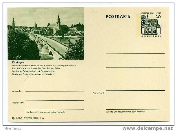 MUSEE DU CARNAVAL KITZINGEN / KARNEVAL / ENTIER POSTAL / STATIONERY / - Carnival