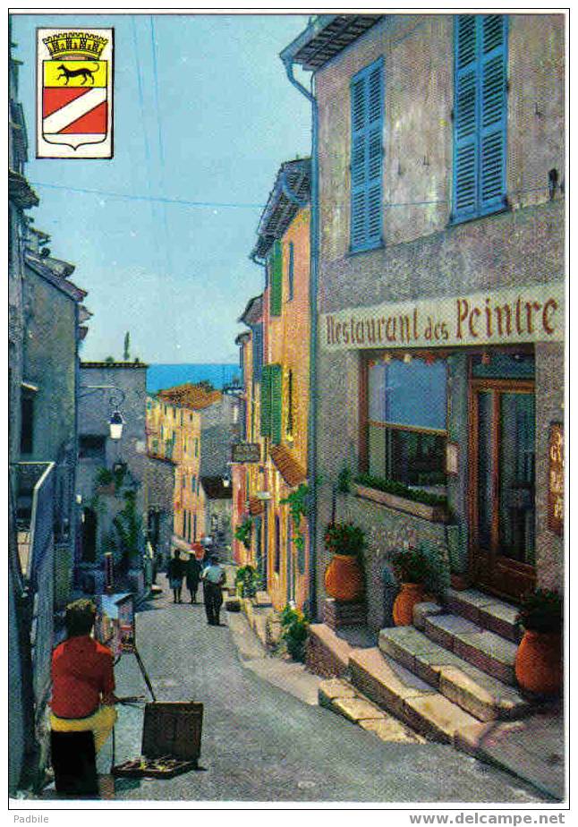 Carte Postale  06.  Cagnes-sur-Mer  Restaurand Des Peintres  Montée De La Bourgade - Cagnes-sur-Mer