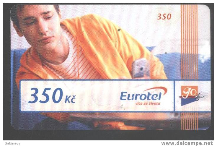 CZECH REPUBLIC - EUROTEL - PREPAID - 350KC - Slowakije