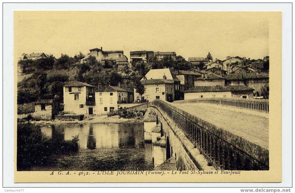 K2 - L´ISLE-JOURDAIN - Le Pont Saint-Sylvain Et Bourpeuil - L'Isle Jourdain