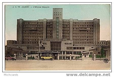 CPA 93 CLICHY - L Hopital Beaujon - Clichy