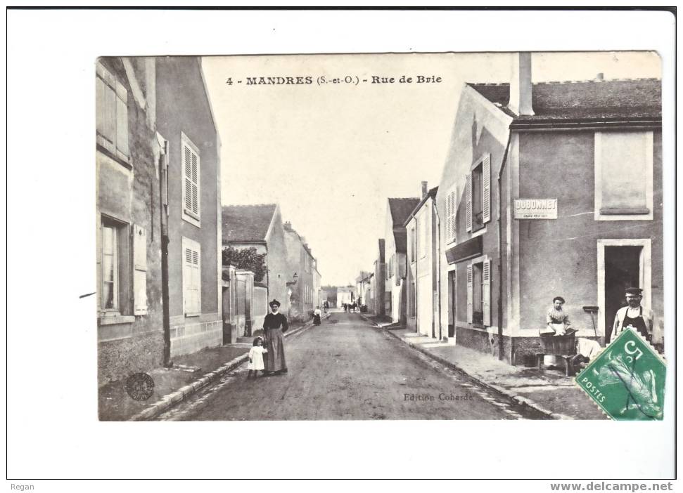 -CPA----94----MANDRES-LES -ROSES----MANDRES----RUE  DE BRIE - Mandres Les Roses