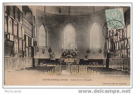 CPA 93 CLICHY - NOTRE DAME DES ANGES - Interieur De La Chapelle - Clichy Sous Bois