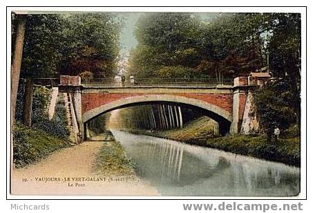 CPA 93 VAUJOURS LE VERT GALANT - Le Pont - Tremblay En France